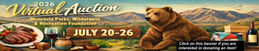 Banner image for the 2026 MPWR Virtual Auction asking for item donations. Click on it to open the item donation page.